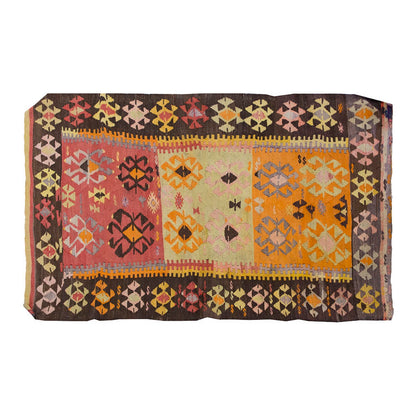 Vintage Kilim Rug,Konya Kilim 3'2" x 5" feet 96 x 150 cm
