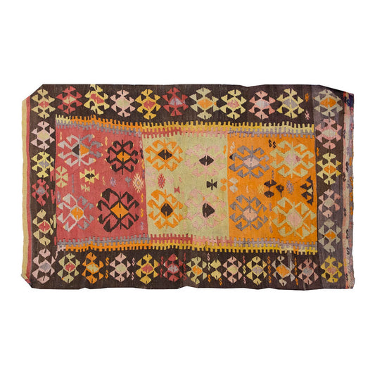Vintage Kilim Rug,Konya Kilim 3'2" x 5" feet 96 x 150 cm