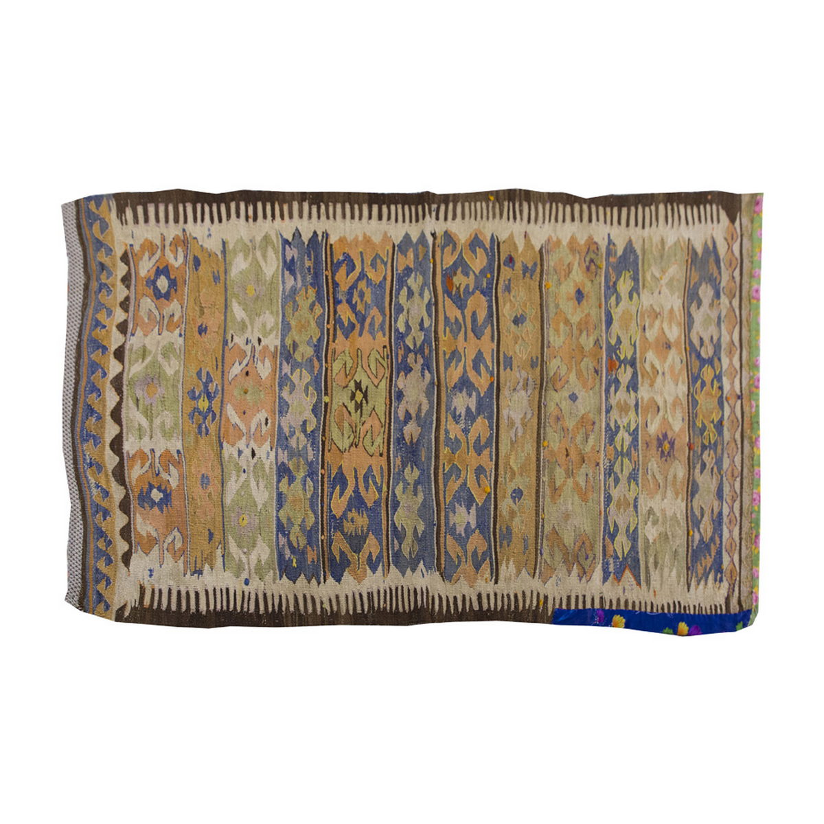 Vintage Kilim Rug,Nomdic Kilim 3'2" x 5'9" feet 97 x 176 cm