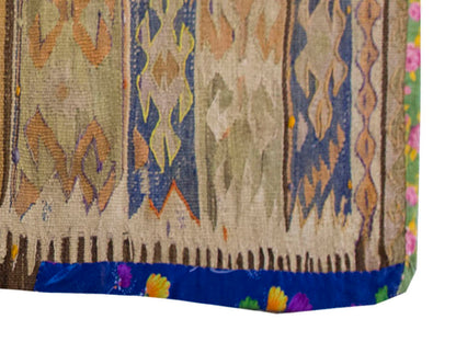 Vintage Kilim Rug,Nomdic Kilim 3'2" x 5'9" feet 97 x 176 cm