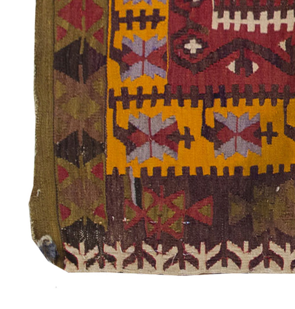 Vintage Kilim Rug,Kırşehir Kilim 3'3" x 6" feet 99 x 184 cm