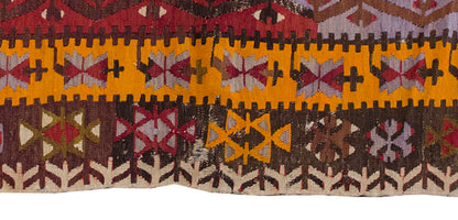 Vintage Kilim Rug,Kırşehir Kilim 3'3" x 6" feet 99 x 184 cm