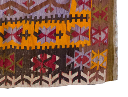 Vintage Kilim Rug,Kırşehir Kilim 3'3" x 6" feet 99 x 184 cm