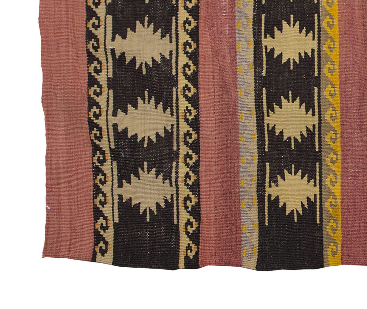 Vintage Kilim Rug,Sivas Kilim 3'4" x 5'2" feet 101 x 157 cm