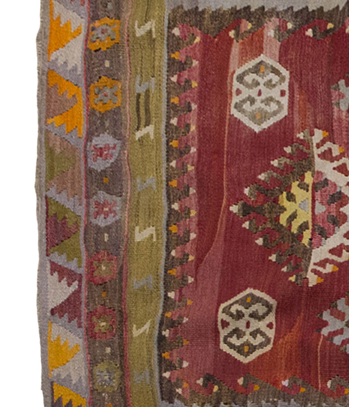 Vintage Kilim Rug,Sivas Şarkışla Kilim 3'4" x 5'5" feet 101 x 164 cm