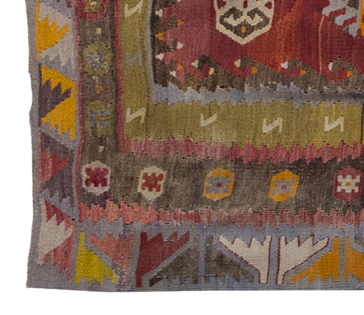 Vintage Kilim Rug,Sivas Şarkışla Kilim 3'4" x 5'5" feet 101 x 164 cm