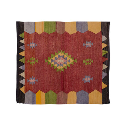 Vintage Kilim Rug,west Part of Turkey Kilim 3'5" x 3'5" feet 104 x 105 cm