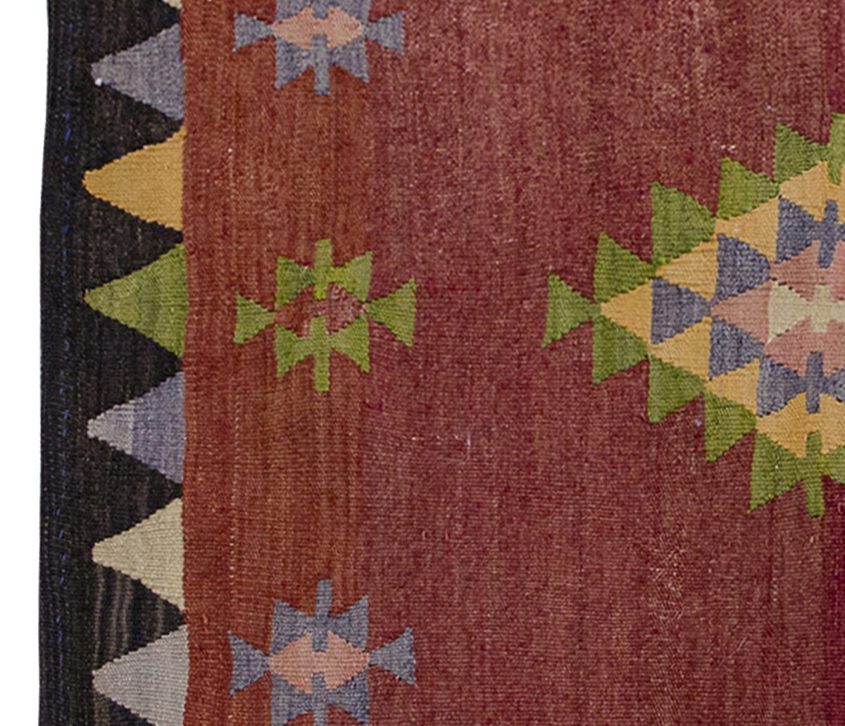 Vintage Kilim Rug,west Part of Turkey Kilim 3'5" x 3'5" feet 104 x 105 cm