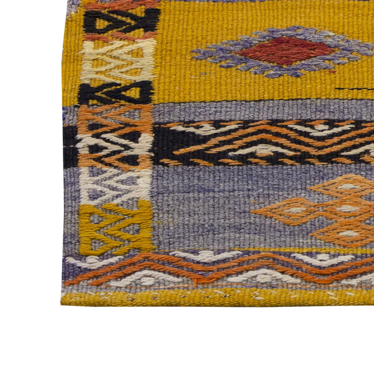 Vintage Kilim Rug,West Part of Turkey Kilim 3'5" x 3'6" feet 103 x 106 cm