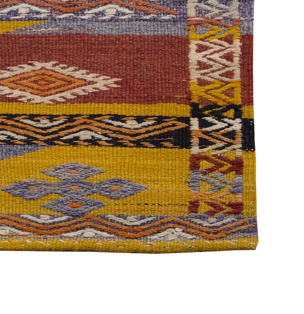 Vintage Kilim Rug,West Part of Turkey Kilim 3'5" x 3'6" feet 103 x 106 cm