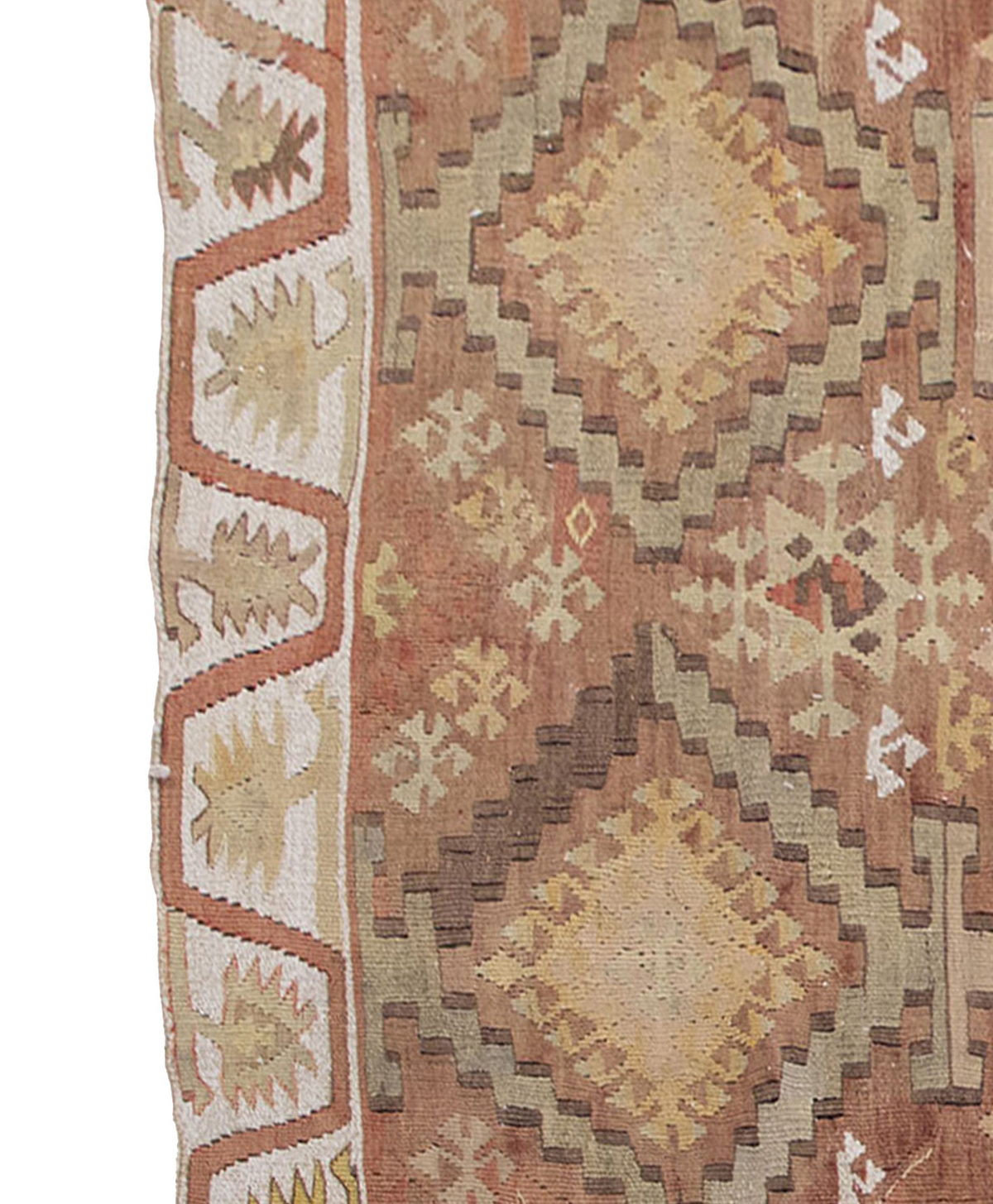 Vintage Kilim Rug,Adana Kilim 3'5" x 5" feet 105 x 153 cm