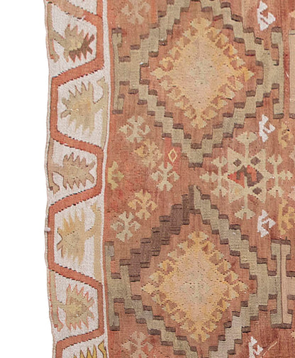 Vintage Kilim Rug,Adana Kilim 3'5" x 5" feet 105 x 153 cm