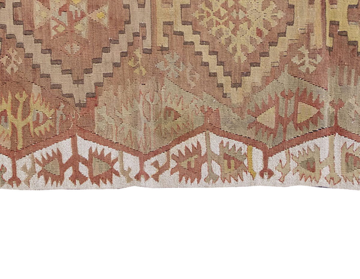 Vintage Kilim Rug,Adana Kilim 3'5" x 5" feet 105 x 153 cm