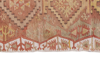Vintage Kilim Rug,Adana Kilim 3'5" x 5" feet 105 x 153 cm