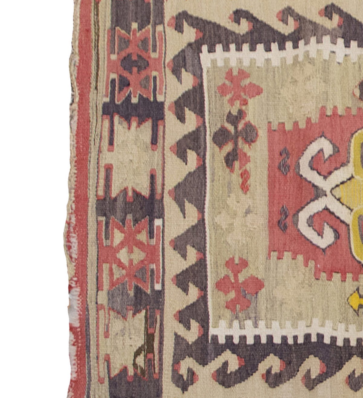 Vintage Kilim Rug,Konya Kilim 3'5" x 5'4" feet 103 x 163 cm
