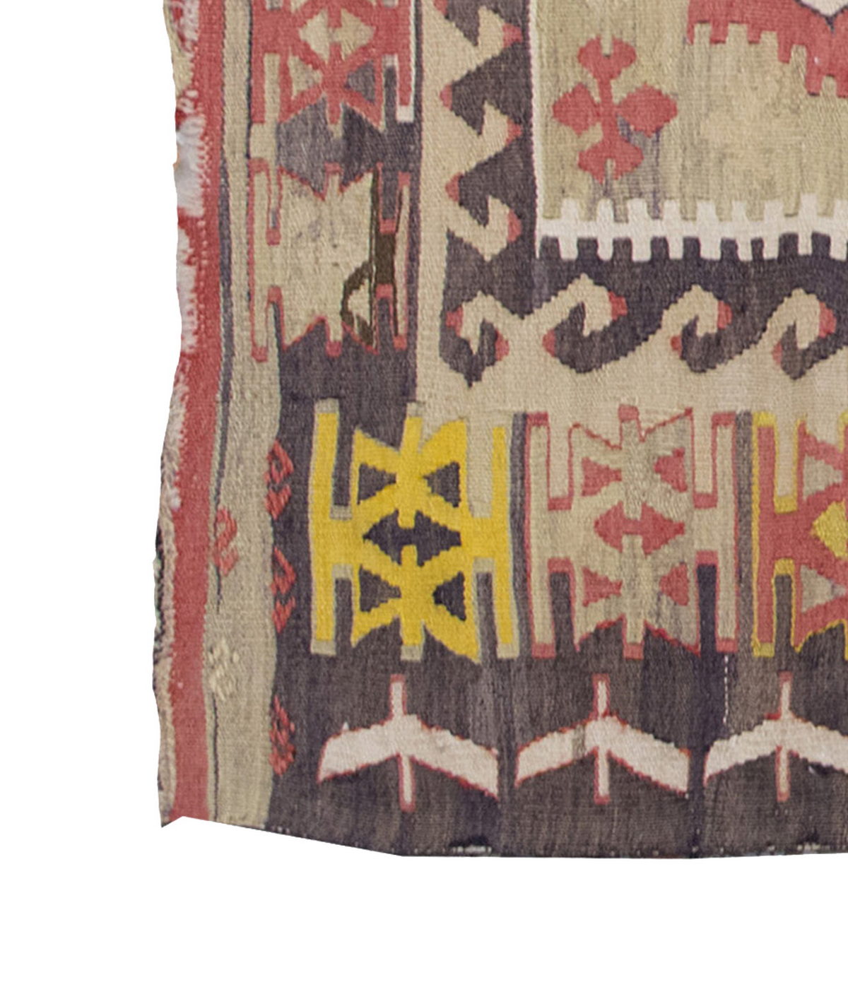 Vintage Kilim Rug,Konya Kilim 3'5" x 5'4" feet 103 x 163 cm
