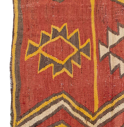 Vintage Kilim Rug,Manastır Kilim 3'5" x 5'8" feet 105 x 172 cm