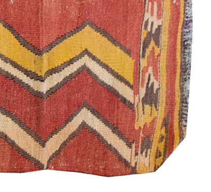 Vintage Kilim Rug,Manastır Kilim 3'5" x 5'8" feet 105 x 172 cm