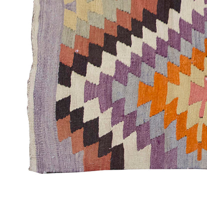 Vintage Kilim Rug,West Part of Turkey Kilim 3'6" x 5'2" feet 107 x 157 cm