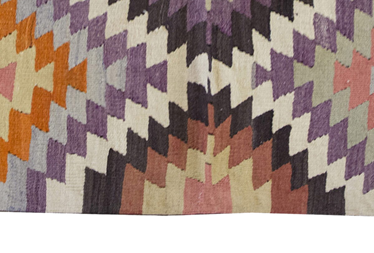 Vintage Kilim Rug,West Part of Turkey Kilim 3'6" x 5'2" feet 107 x 157 cm