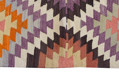 Vintage Kilim Rug,West Part of Turkey Kilim 3'6" x 5'2" feet 107 x 157 cm