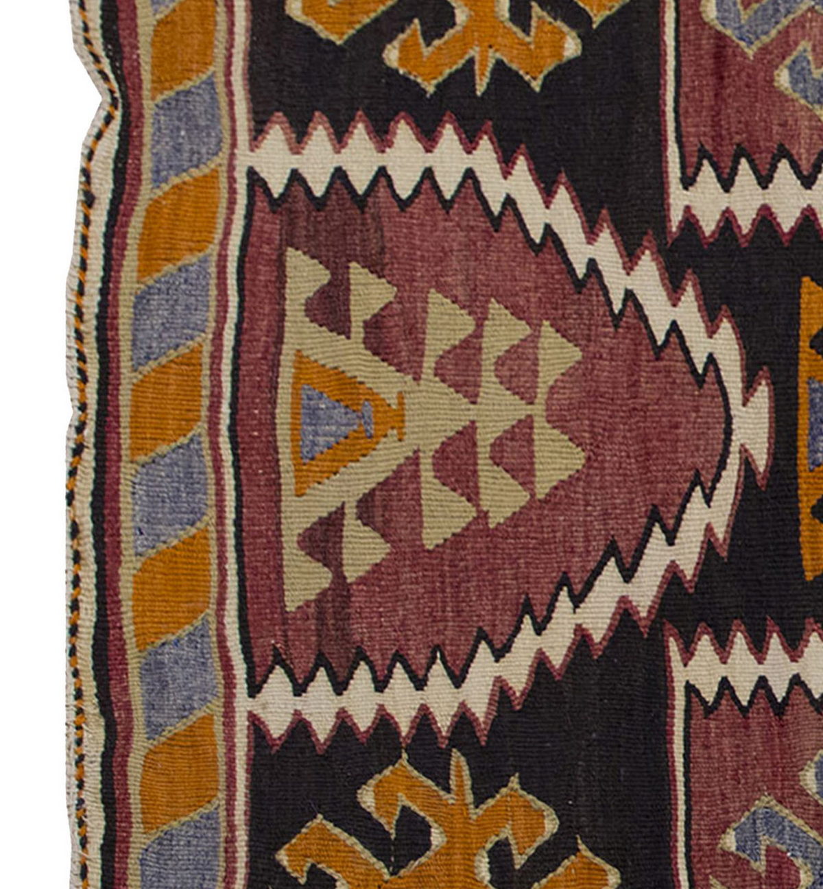 Vintage Kilim Rug,Konya Kilim 3'6" x 5'3" feet 106 x 161 cm