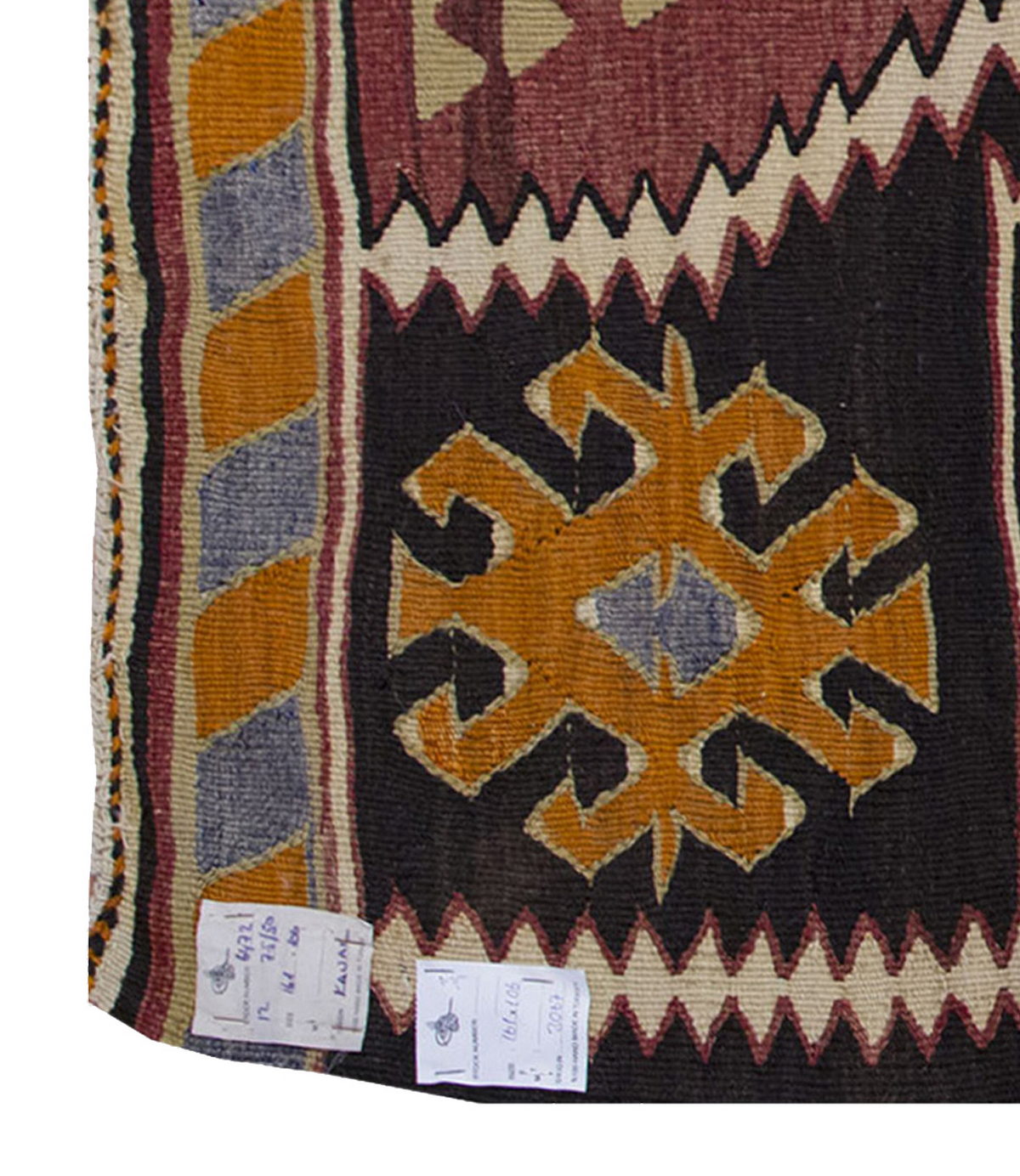 Vintage Kilim Rug,Konya Kilim 3'6" x 5'3" feet 106 x 161 cm