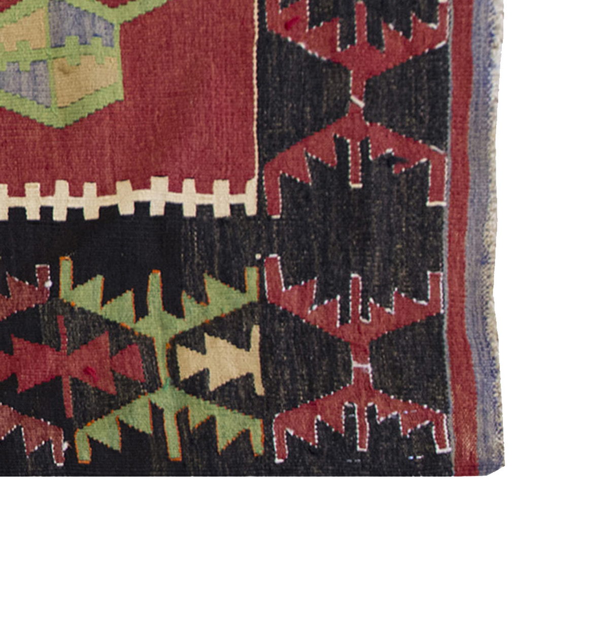 Vintage Kilim Rug,Denizli Kilim 3'6" x 5'3" feet 107 x 160 cm