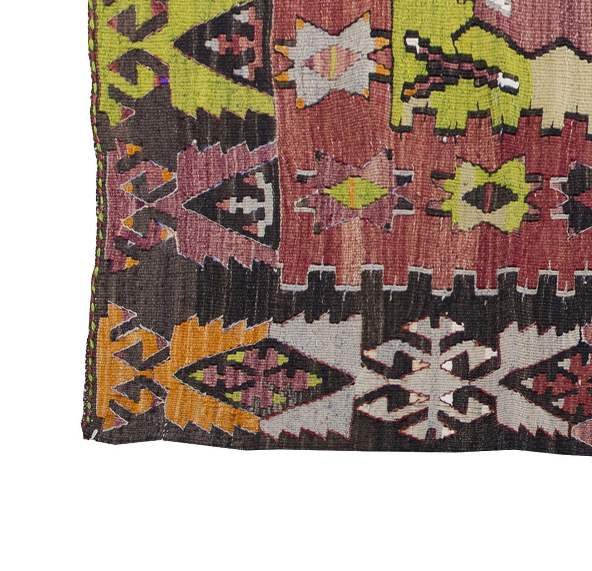 Vintage Kilim Rug,Konya Hotamış Kilim 3'6" x 5'5" feet 106 x 166 cm