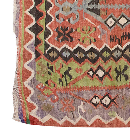 Vintage Kilim Rug,Denizli Kilim 3'6" x 5'6" feet 107 x 167 cm