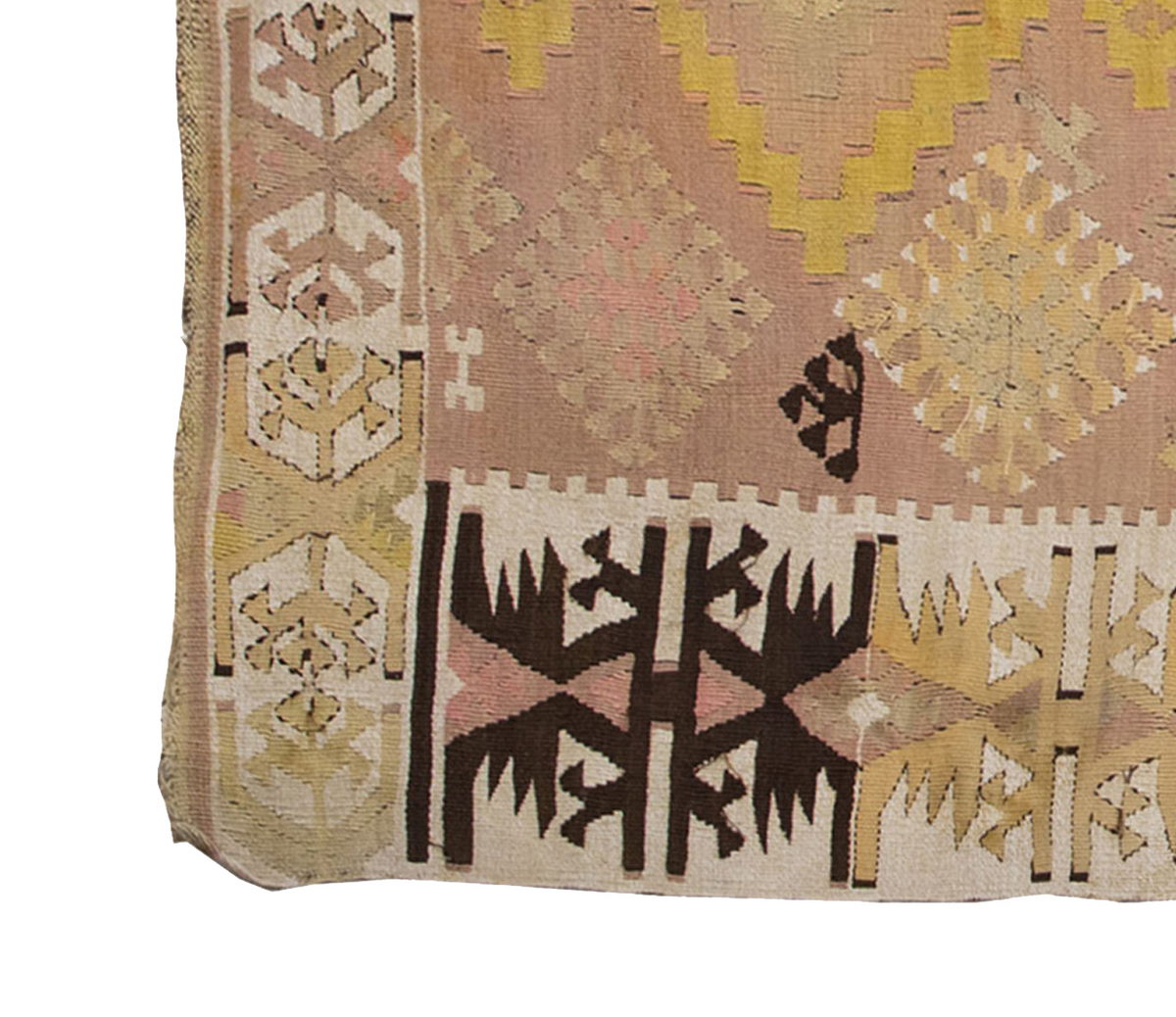 Vintage Kilim Rug,Adana Kilim 3'6" x 6" feet 106 x 180 cm