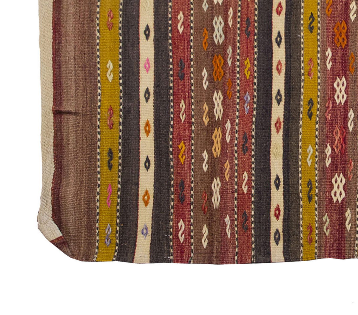 Vintage Kilim Rug,Konya Kilim 3'7" x 5" feet 109 x 147 cm