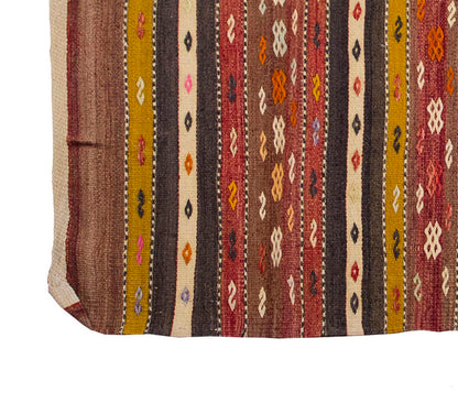 Vintage Kilim Rug,Konya Kilim 3'7" x 5" feet 109 x 147 cm