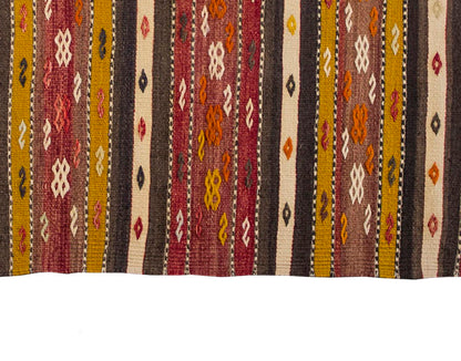 Vintage Kilim Rug,Konya Kilim 3'7" x 5" feet 109 x 147 cm