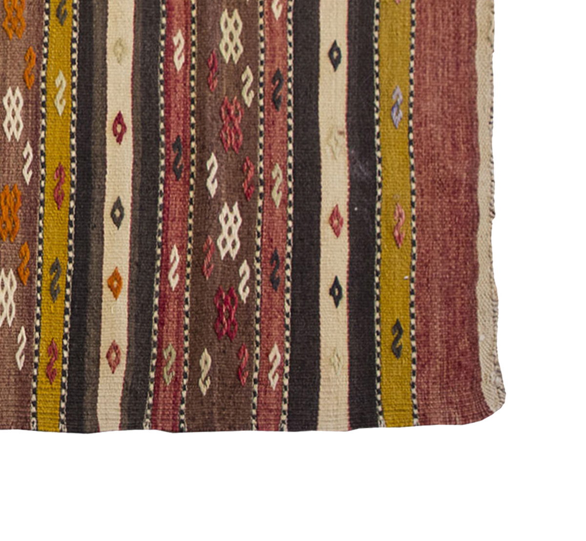 Vintage Kilim Rug,Konya Kilim 3'7" x 5" feet 109 x 147 cm