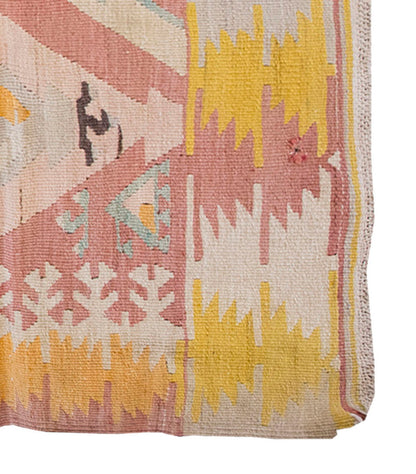 Vintage Kilim Rug,Kayseri Kilim 3'7" x 5'2" feet 110 x 158 cm