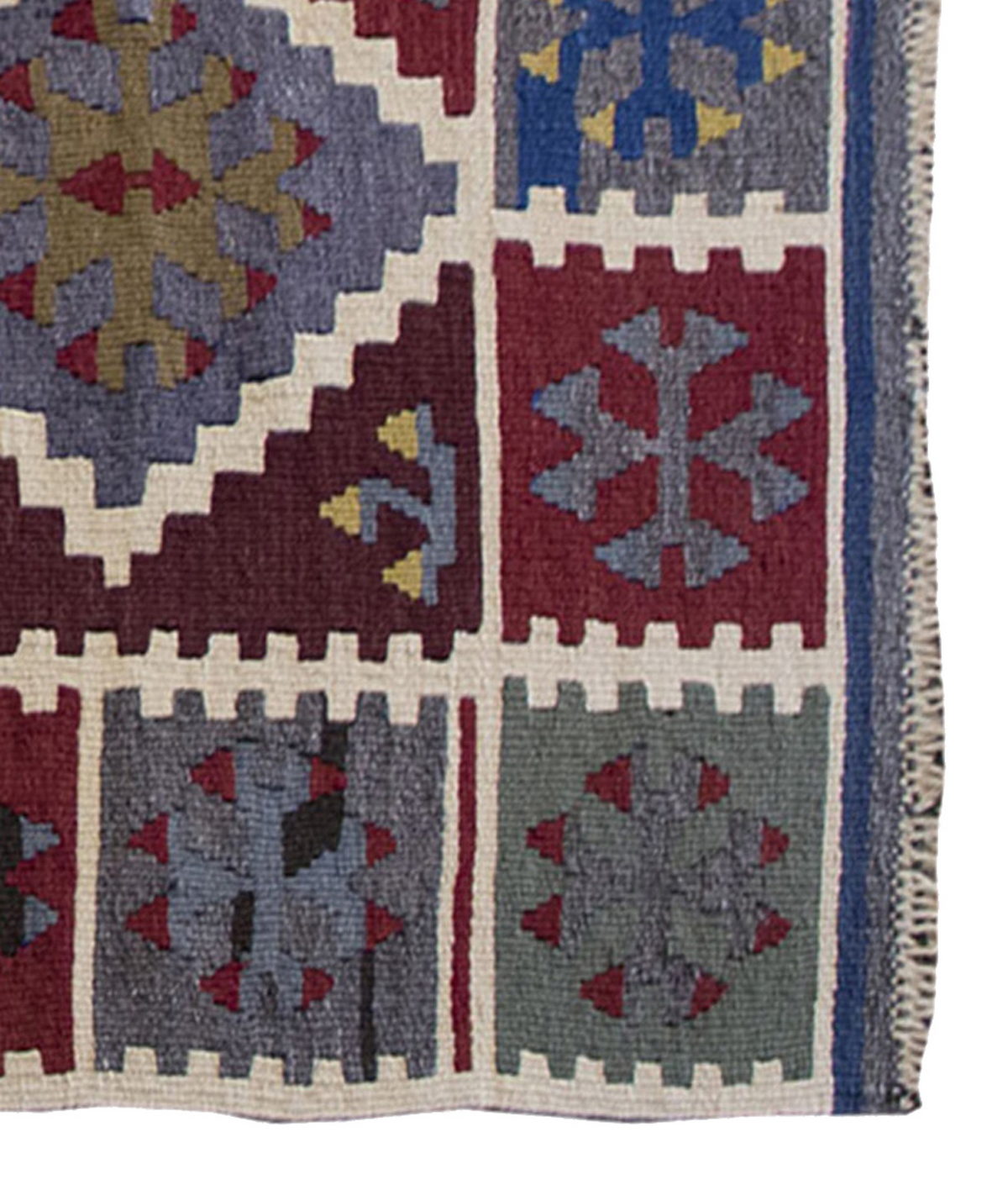 Vintage Kilim Rug,Konya Ereğli Kilim 3'7" x 5'8" feet 109 x 173 cm
