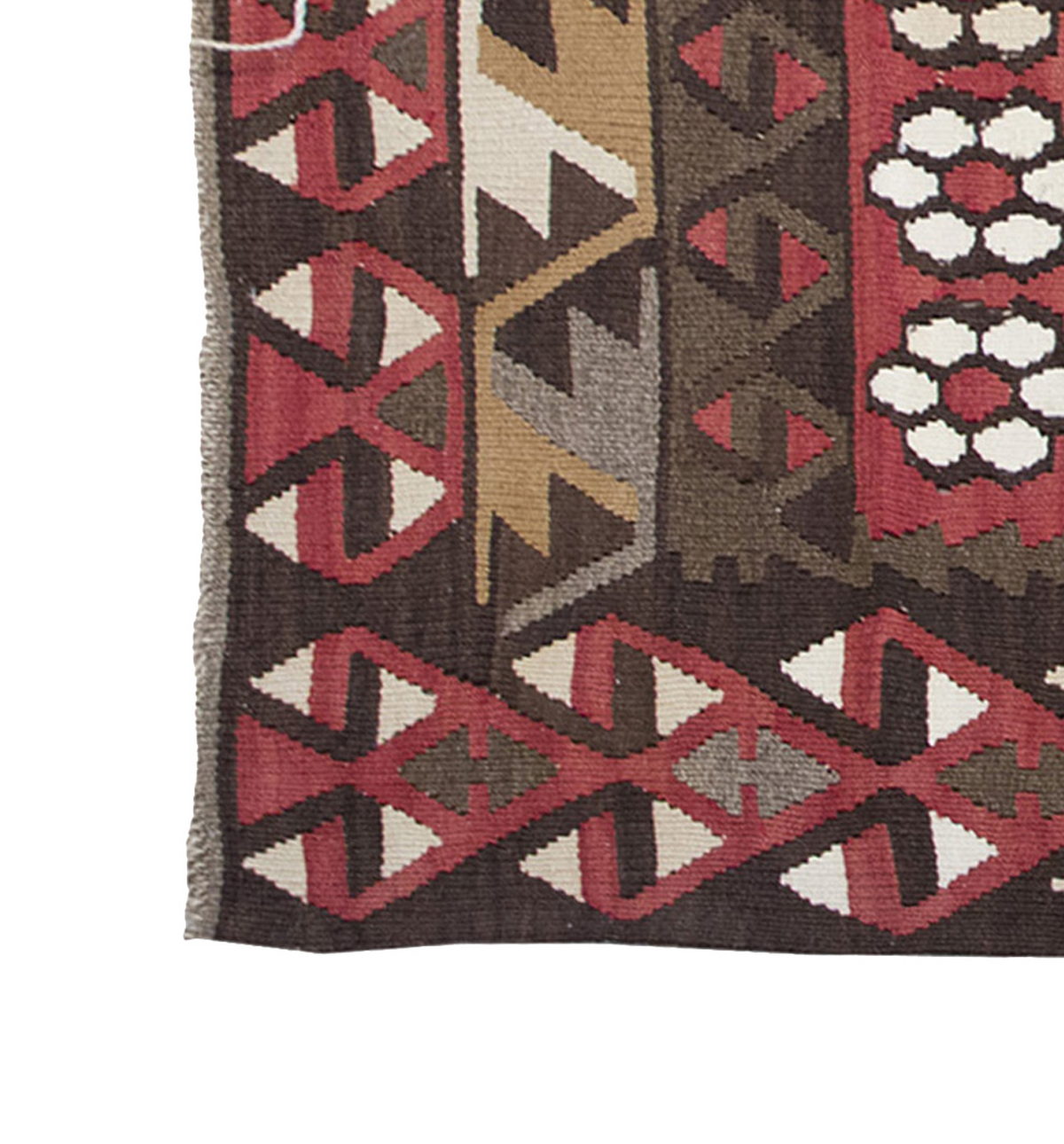 Vintage Kilim Rug,Kayseri Sarız Kilim 3'7" x 5'8" feet 110 x 173 cm