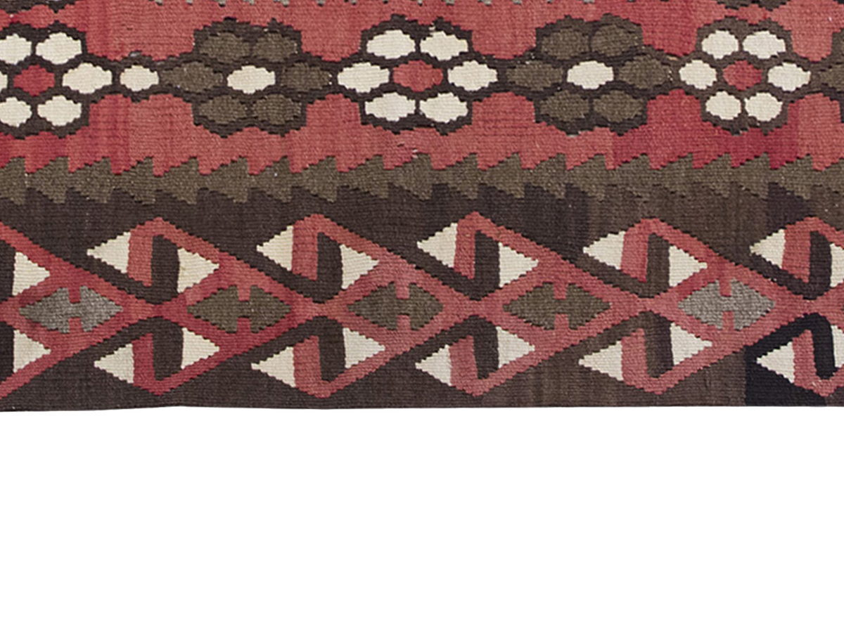Vintage Kilim Rug,Kayseri Sarız Kilim 3'7" x 5'8" feet 110 x 173 cm