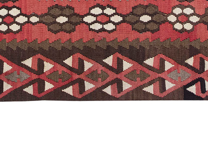 Vintage Kilim Rug,Kayseri Sarız Kilim 3'7" x 5'8" feet 110 x 173 cm