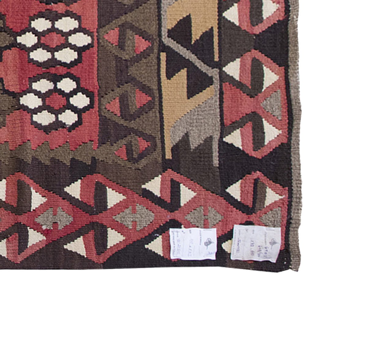 Vintage Kilim Rug,Kayseri Sarız Kilim 3'7" x 5'8" feet 110 x 173 cm