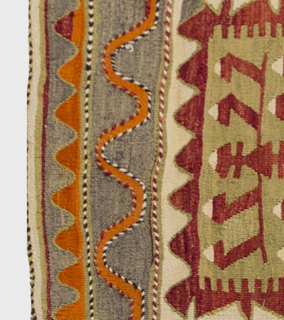 Vintage Kilim Rug,Konya Kilim 3'7" x 5'9" feet 110 x 175 cm
