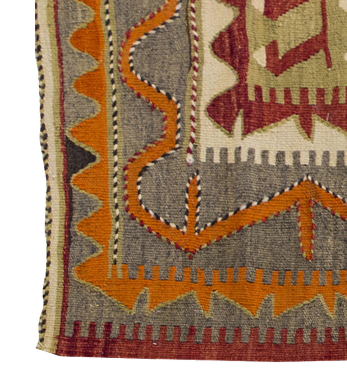 Vintage Kilim Rug,Konya Kilim 3'7" x 5'9" feet 110 x 175 cm