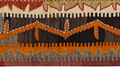 Vintage Kilim Rug,Konya Kilim 3'7" x 5'9" feet 110 x 175 cm