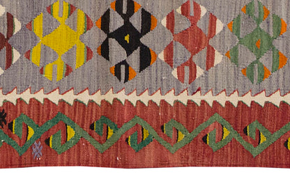 Vintage Kilim Rug,Denizli Kilim 3'7" x 6" feet 108 x 182 cm