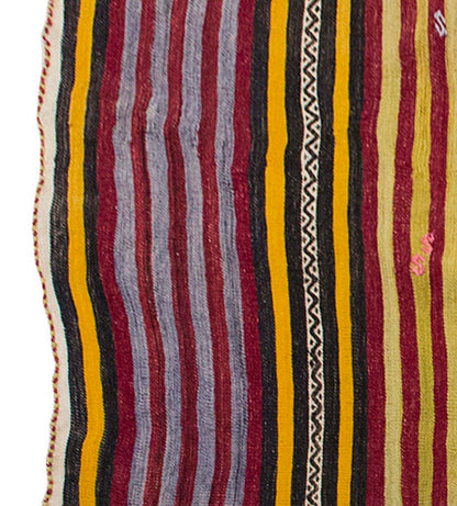 Vintage Kilim Rug,Konya Kilim 3'7" x 6" feet 109 x 184 cm