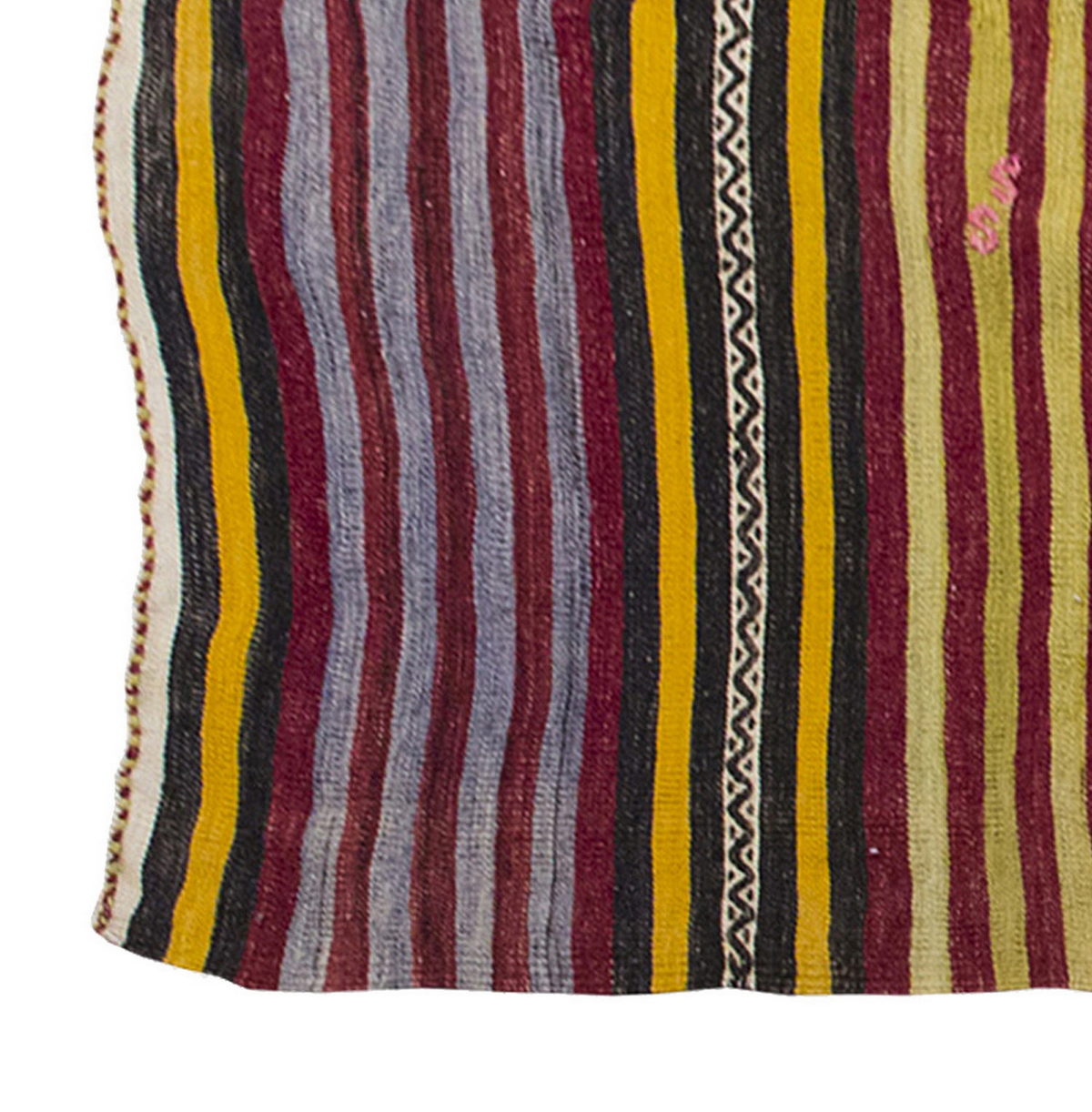 Vintage Kilim Rug,Konya Kilim 3'7" x 6" feet 109 x 184 cm