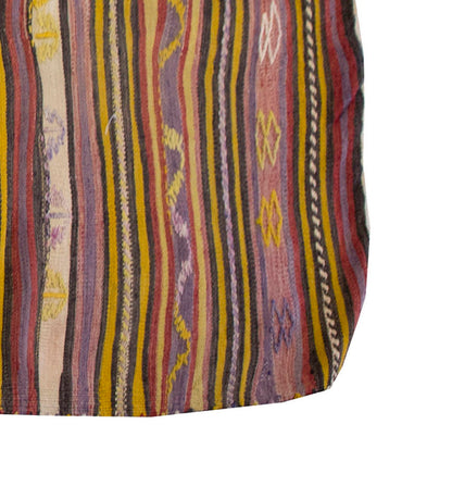 Vintage Konya Kilim Rug, Central Turkey Kilim 3'7" x 6'4" feet 110 x 192 cm
