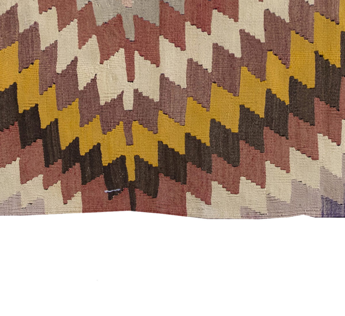 Vintage Oushak Kilim Rug, Oushak Area Kilim 3'9" x 5'9" feet 114 x 175 cm