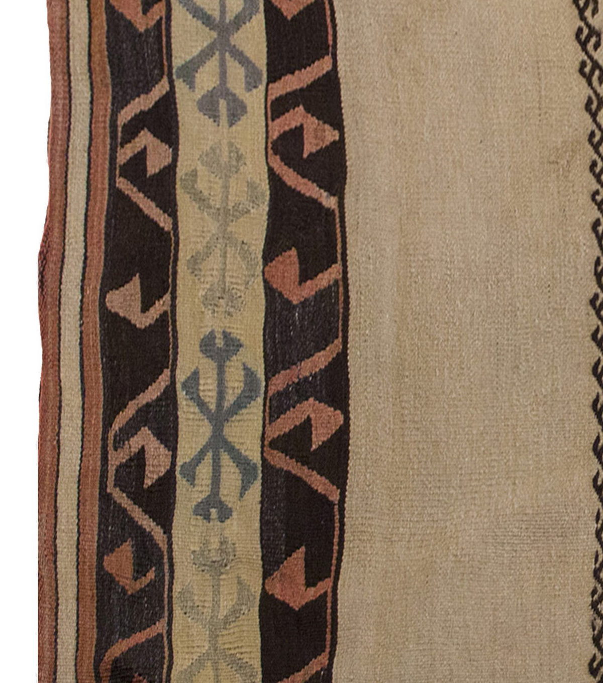 Vintage Kilim Rug,Mut Kilim 4" x 5" feet 118 x 148 cm